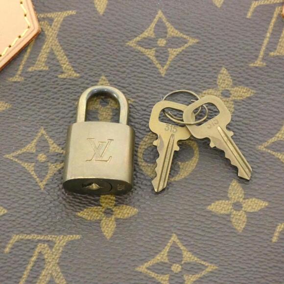 LOUIS VUITTON Brown Monogram Speedy 30 Boston Bag - Picture 6 of 9